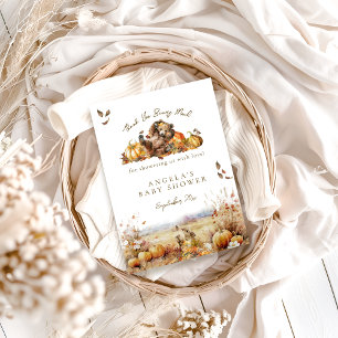 Cartão De Agradecimento Podemos Esperar O Chá de fraldas Da Floresta