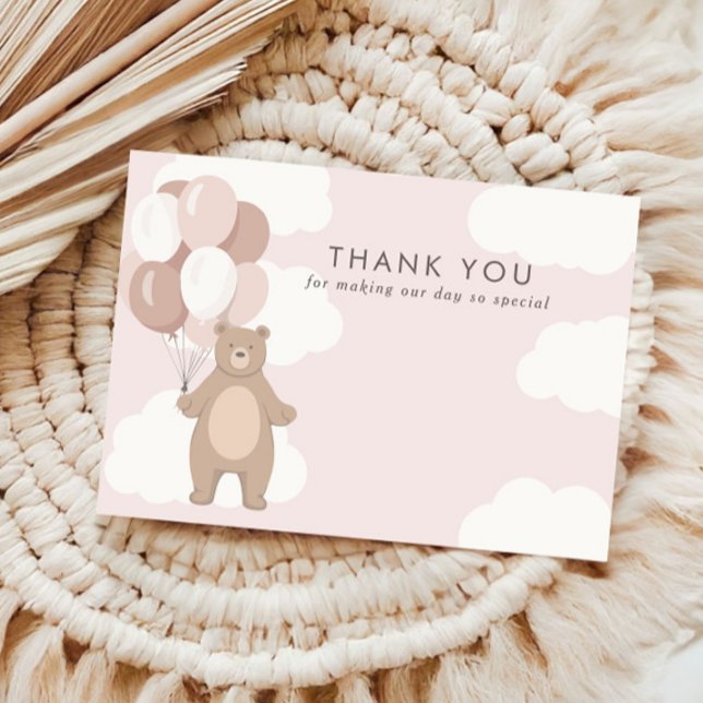 Cartão De Agradecimento Podemos Esperar. | Raparigas rosas claro (Criador carregado)