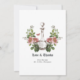 Cartão De Agradecimento Poison Lotion Halloween