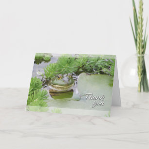 Cartão De Agradecimento Pond Frog Thank You