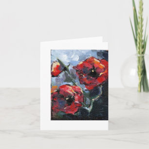 Cartão De Agradecimento "Poppy Love"