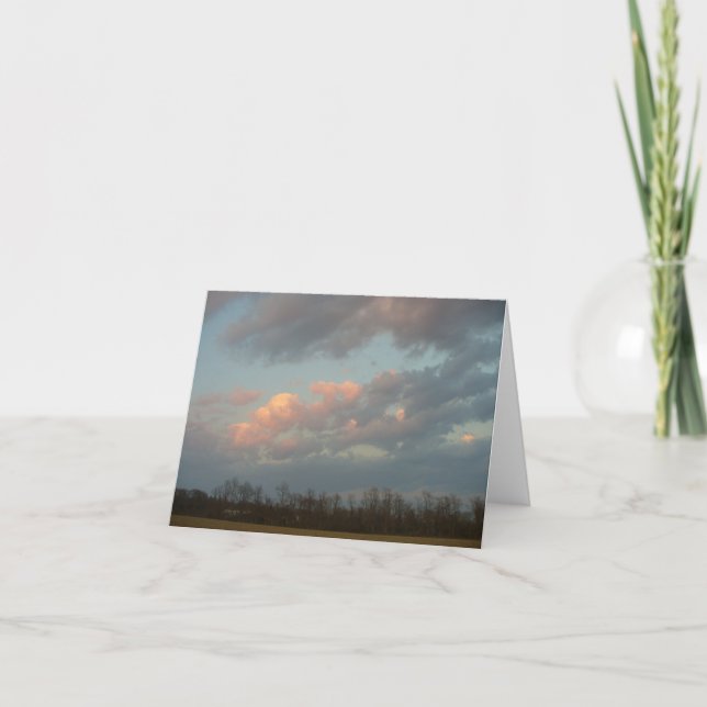 Cartão De Agradecimento Por do sol sobre Scuttlehole (Frente)