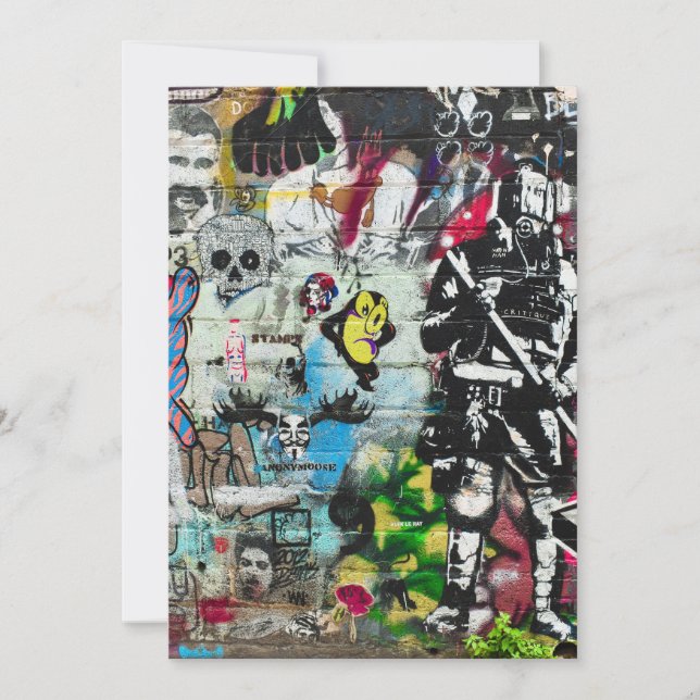 Cartão De Agradecimento por todo o lado (Frente)