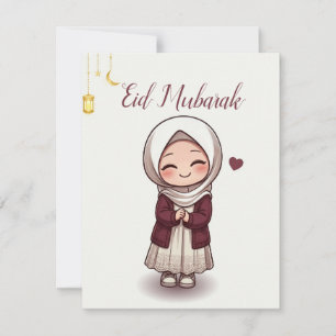 Cartão De Agradecimento Porta Dinheiro de Eid, Envelopes Eidi para criança