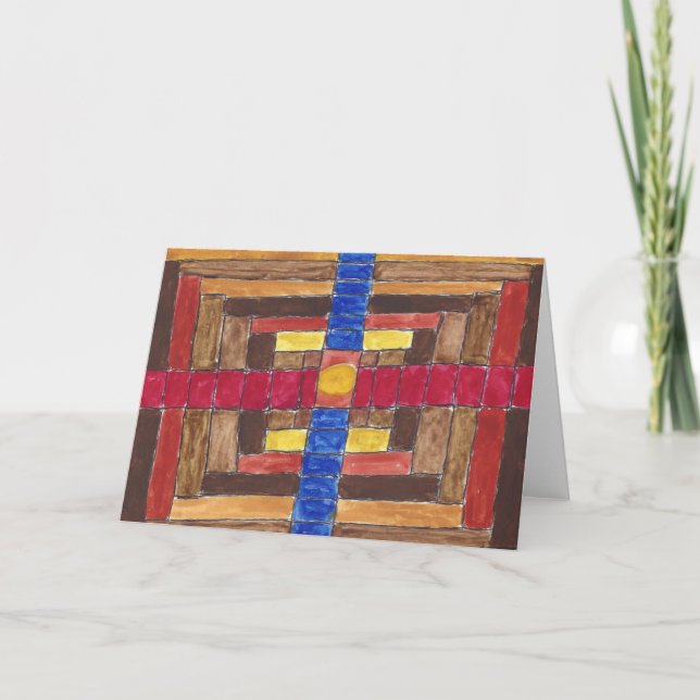 Cartão De Agradecimento Portas Antigas (Frente)