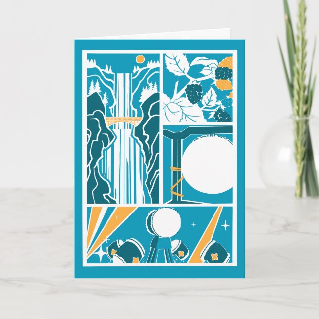 Cartão De Agradecimento Portland Taiko Folded Card (Frente)