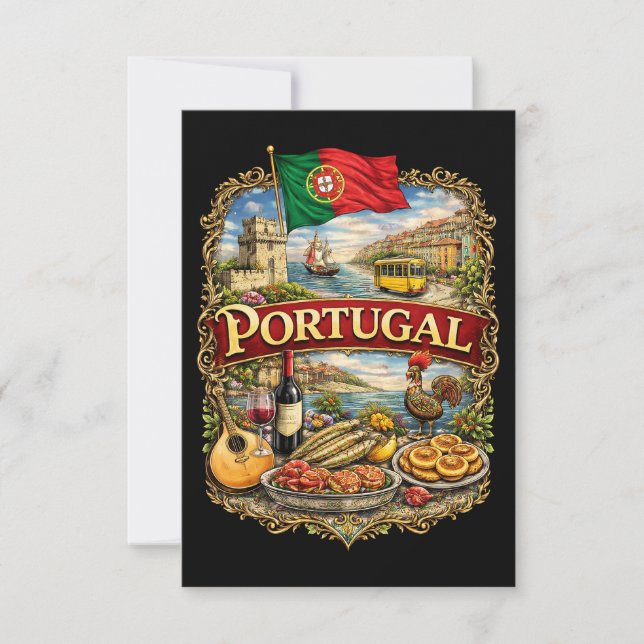 Cartão De Agradecimento Portugal (Frente)