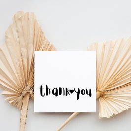 Cartão De Agradecimento Pouco Obrigado Coração