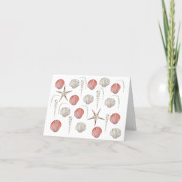 CARTÃO DE AGRADECIMENTO PRAIA TEMA OBRIGADO OBRIGADO