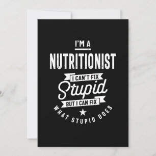 Cartão De Agradecimento Presente de Cargo Nutricionista