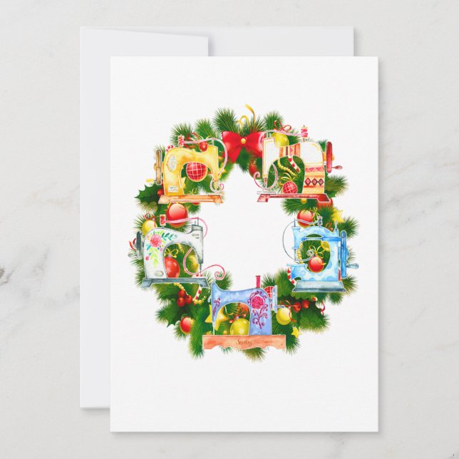 Cartão De Agradecimento Presente de costura| Presentes de sementeira de Na (Frente)