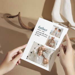 Cartão De Agradecimento Presente de Dia de os pais Feliz para Foto de Cola