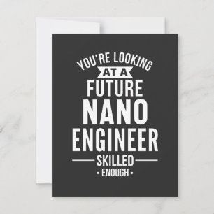 Cartão De Agradecimento Presente de engenheiro NANO