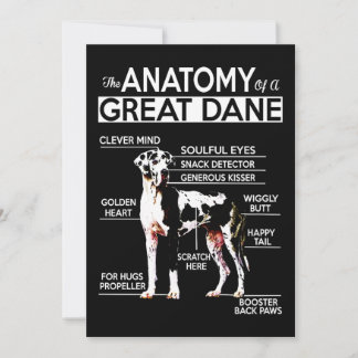 Cartão De Agradecimento Presente para cães| Anatomia De Um Grande Dano