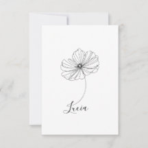 Presente Personalizado de Flor de Nascimento do Co
