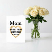 Presente Personalizado Mamãe Minha Primeira Amiga