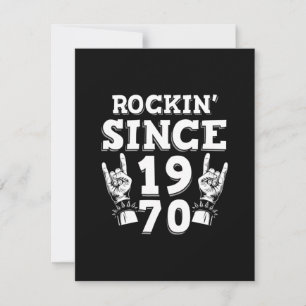 Cartão De Agradecimento Presente Xmas   Rockin Desde 1970