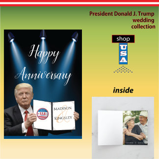 Cartão De Agradecimento Presidente Trump Ótima Fábrica Aniversário
