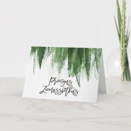 Cartão De Agradecimento Priezigus Ziemassvetkus Felry Christmas letão