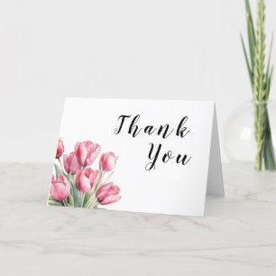 Cartão De Agradecimento Primavera Tulip Wedding