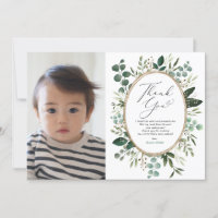 primeiro aniversario Elegante Eucalyptus Greenery