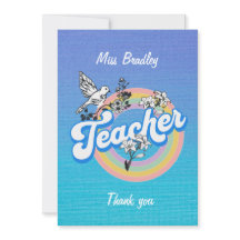 Professor(a) obrigado(a) com amor e respeito