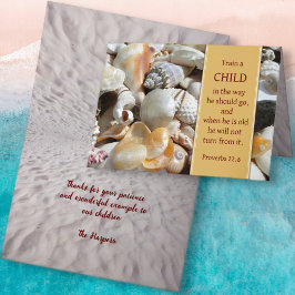 Cartão De Agradecimento Professora da Escola de Domingo Obrigado