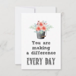 Cartão De Agradecimento Professores São Fazer Diferença