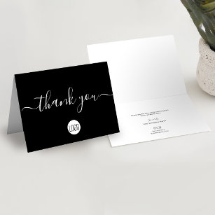 Cartão De Agradecimento Profissional de Apreciação de Cliente Personalizad
