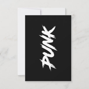 CARTÃO DE AGRADECIMENTO PUNK