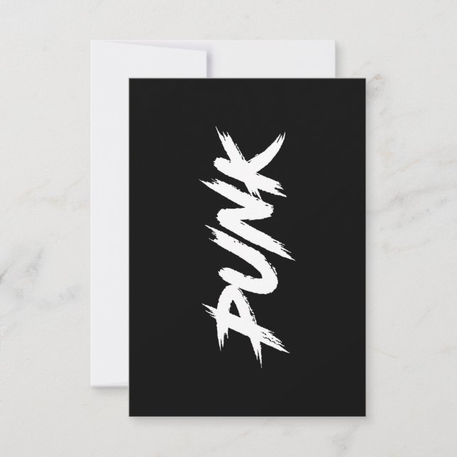 CARTÃO DE AGRADECIMENTO PUNK (Frente)