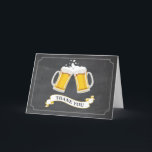 Cartão De Agradecimento Quadrinhos de cerveja e cerveja<br><div class="desc">Saúde e Cervejas Cartões de agradecimentos de galinheiro</div>