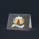 Cartão De Agradecimento Quadrinhos de cerveja e cerveja<br><div class="desc">Saúde e Cervejas Cartões de agradecimentos de galinheiro</div>