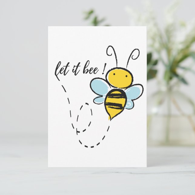 Cartão De Agradecimento Que seja, citação motivacional desenhando T-Shirt (Em pé/Frente)