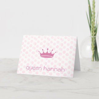 Cartão De Agradecimento Queens Rule Crown