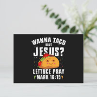 Quer Taco Sobre Jesus Cinco de Maio Cristão 