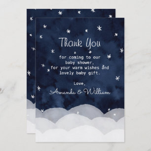 Cartão De Agradecimento Querida, é frio lá fora. Muito obrigado