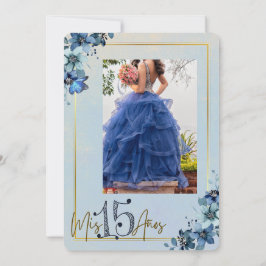 Cartão de agradecimento Quinceañera
