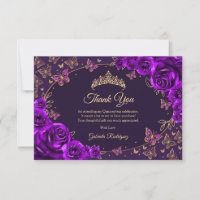 Quinceanera Ouro Roxo