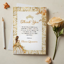 Radiant Bloom Floral Dourada Quinceanera