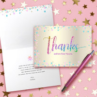 Rainbow Glitter Confetti Dourado Sweet 16 Aniversá