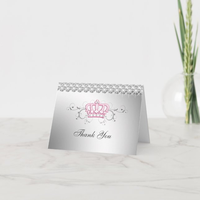 Cartão De Agradecimento Rainha 311 para um obrigado do dia você (Frente)