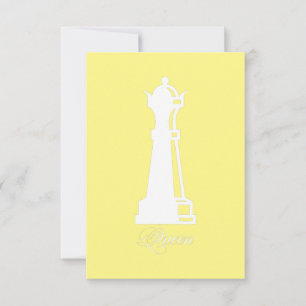 Cartão De Agradecimento Rainha Chess Piece Halloween Figuram Xadrez