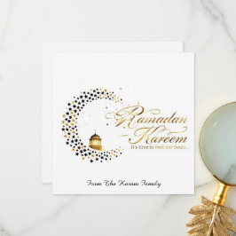 Cartão De Agradecimento Ramadan Kareem holiday  Elegant  Card