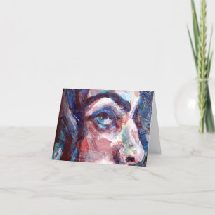 Cartão De Agradecimento Rapariga Me Ama Blues