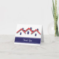 Real Estate Thank You - Red, White and Blue