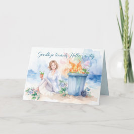 Cartão De Agradecimento Realtor Felicita os inquilinos. Olá, sanidade.