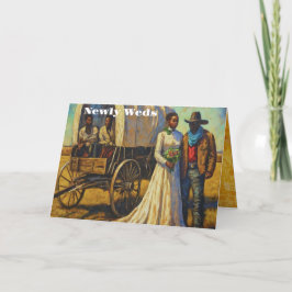 Cartão De Agradecimento Recém-Casados