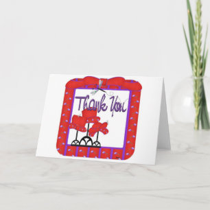 Cartão De Agradecimento Red Hat Thank you