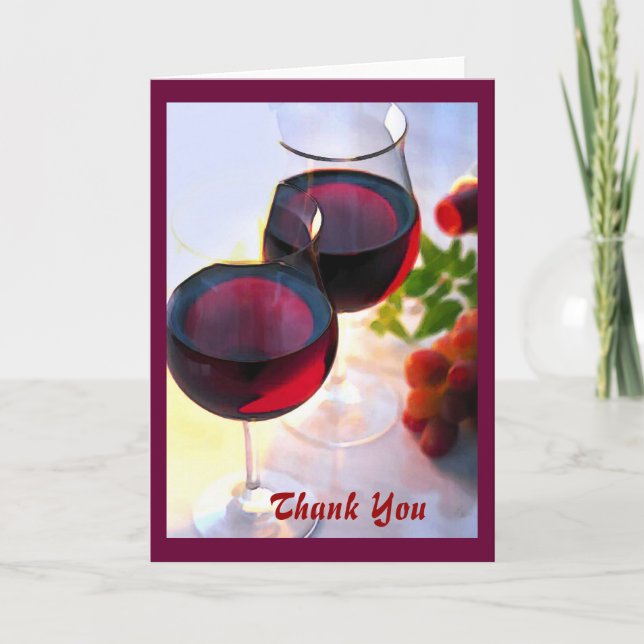 Cartão De Agradecimento Reds em Obrigados à tarde (Frente)